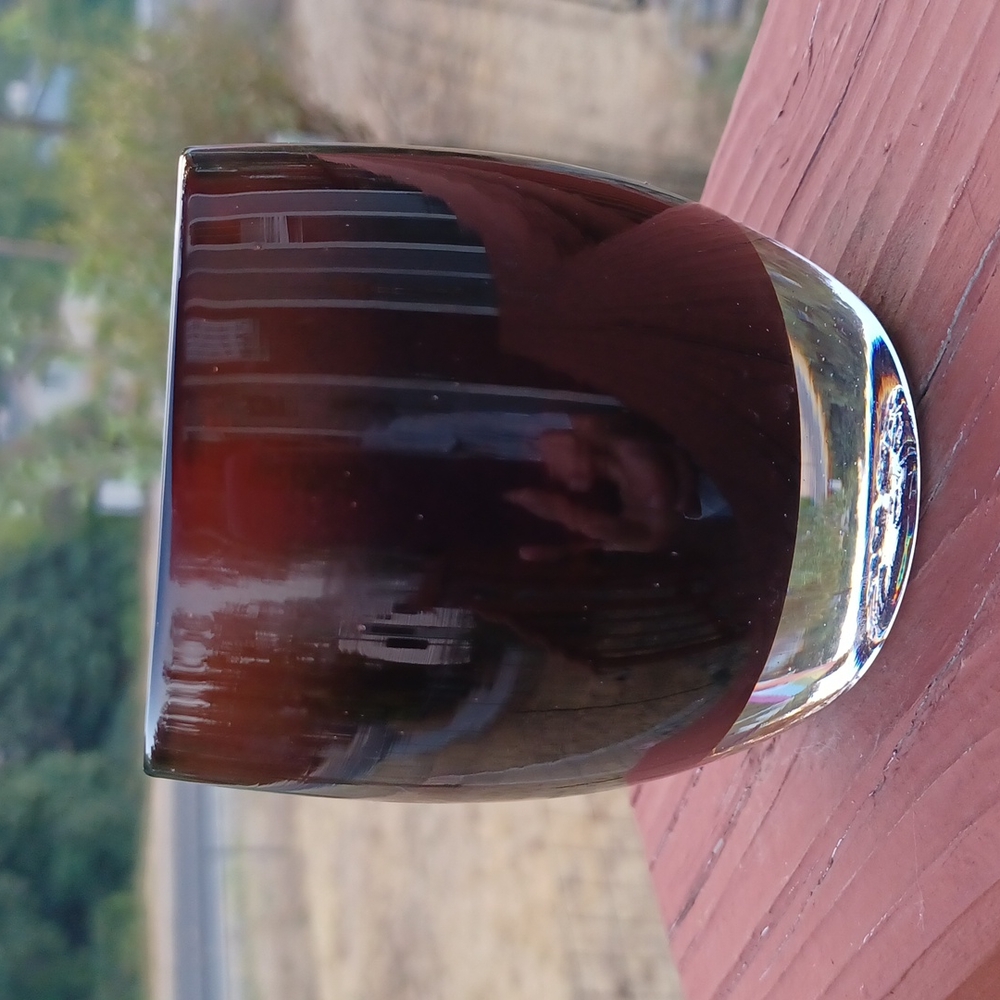 Glassy Baby Votive Brown